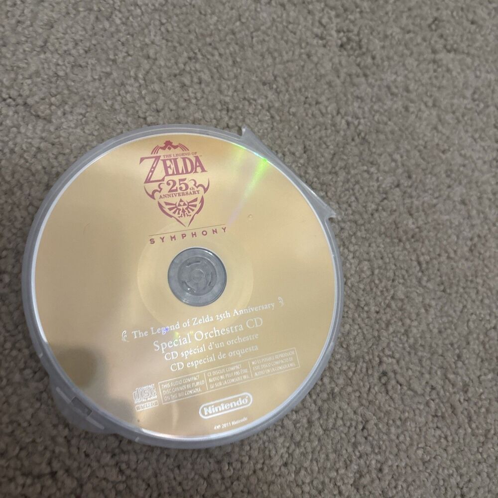 The Legend of Zelda 25th Anniversary Symphony Special Orchestra CD - Disc Only
